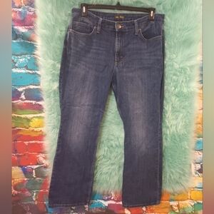 Blue Denim Regular Fit Bootcut Mid-rise Jean Size 16/18